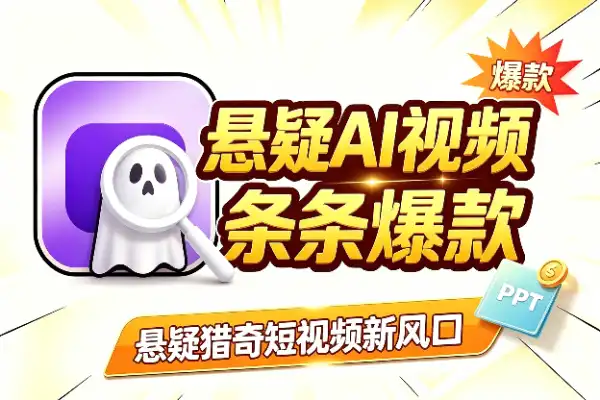 悬疑猎奇AI视频,新风口起号条条爆