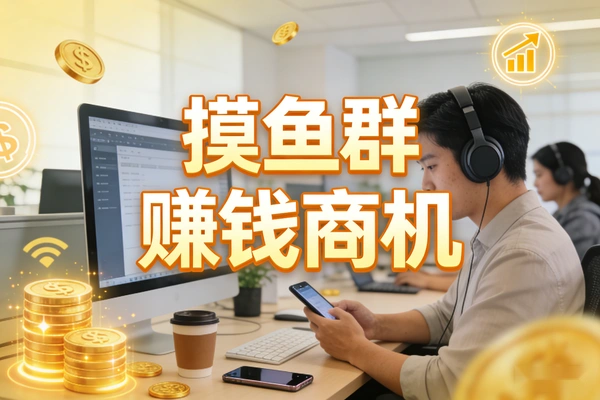 摸鱼群背后的赚钱商机
