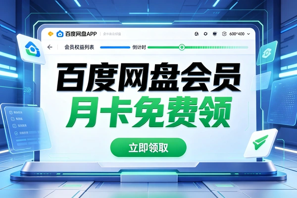 百度网盘SVIP会员30天月卡免费领